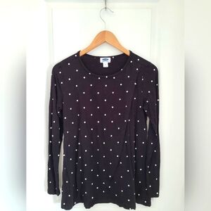 OLD NAVY Small Maternity Polka Dot Shirt